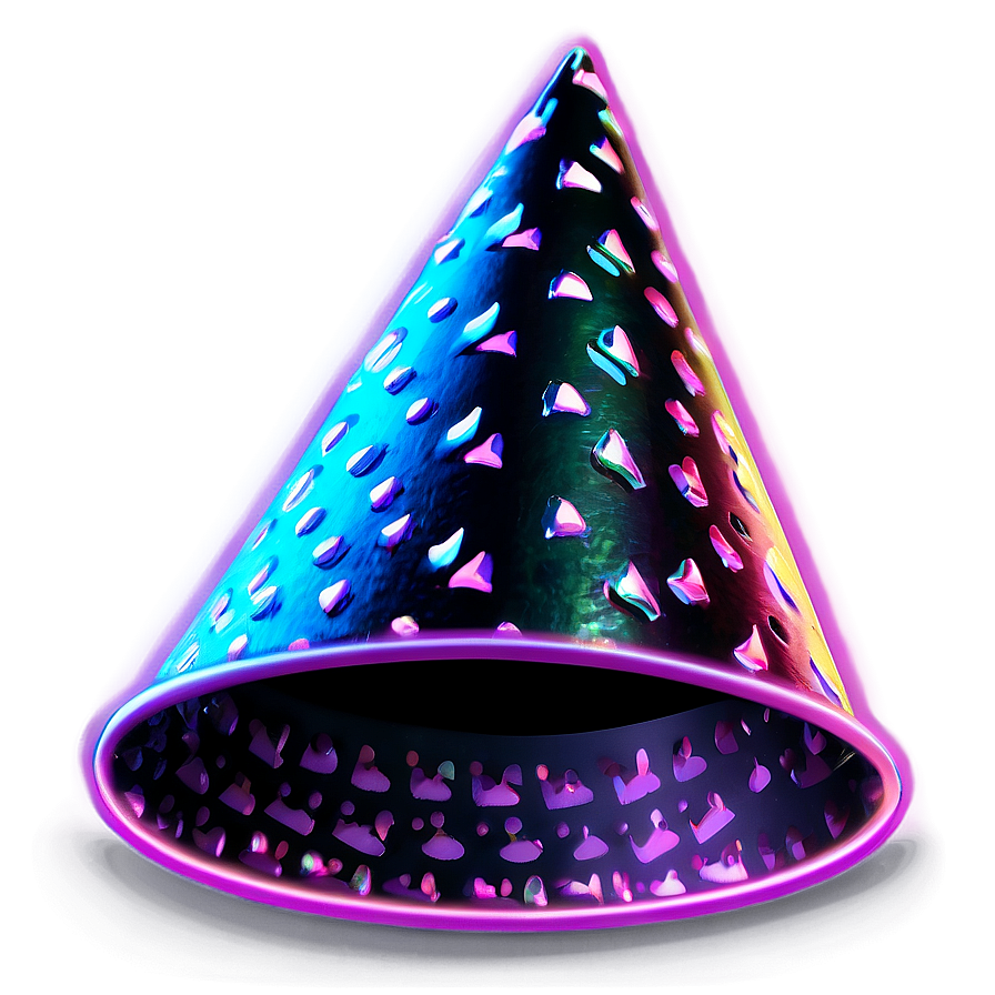 Neon Party Hat Png 05042024