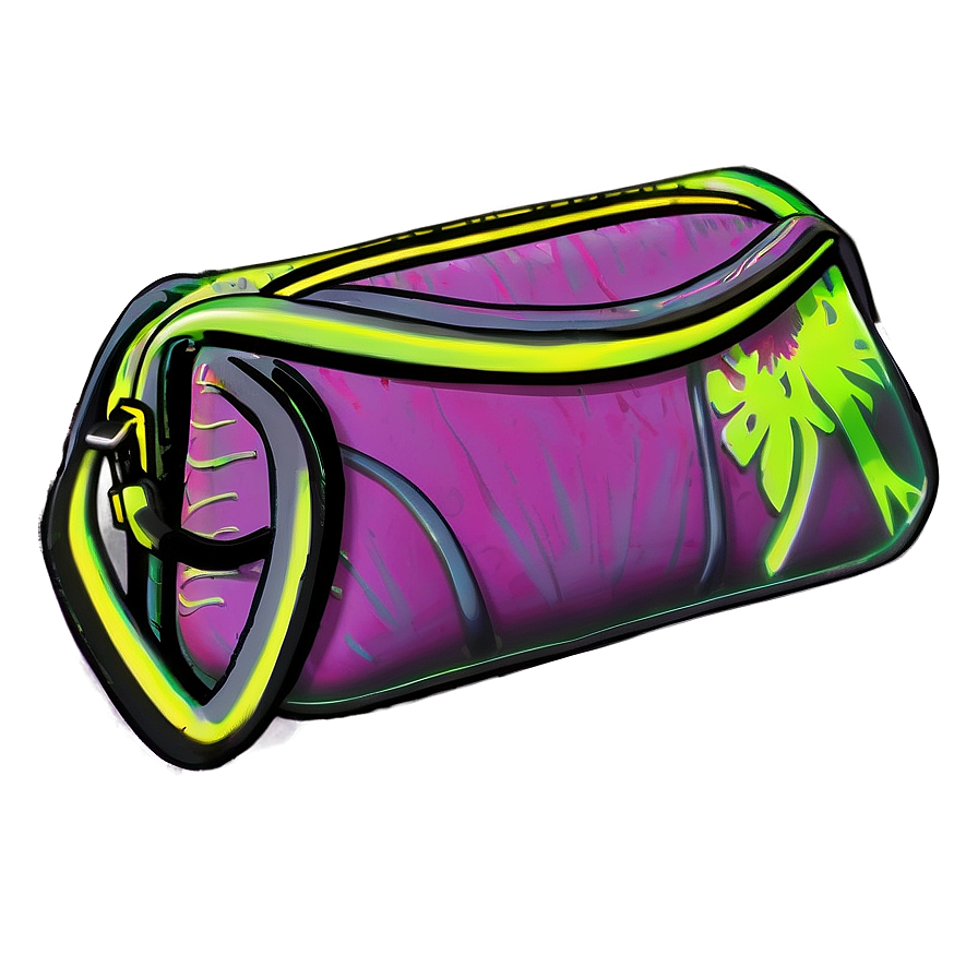 Neon Purse Png Fdn