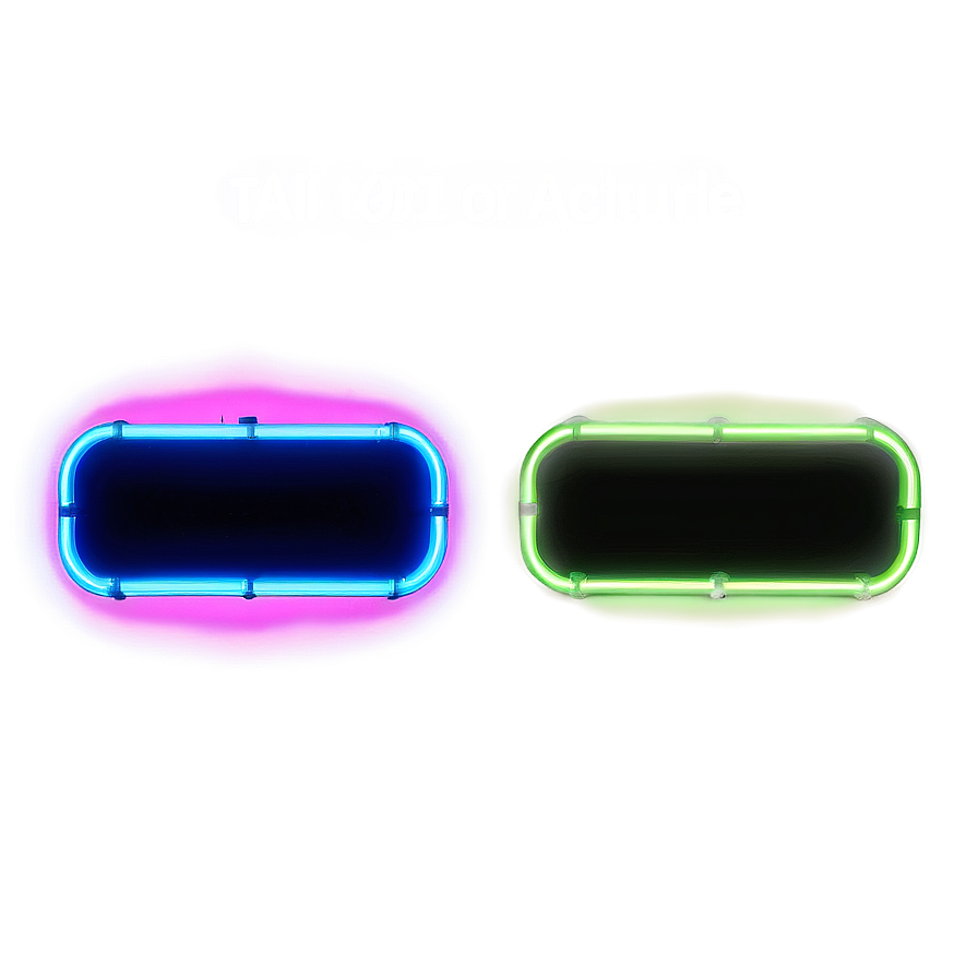 Neon Rectangle Allure Png 18