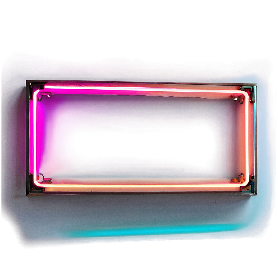 Neon Rectangle Ambiance Png 75