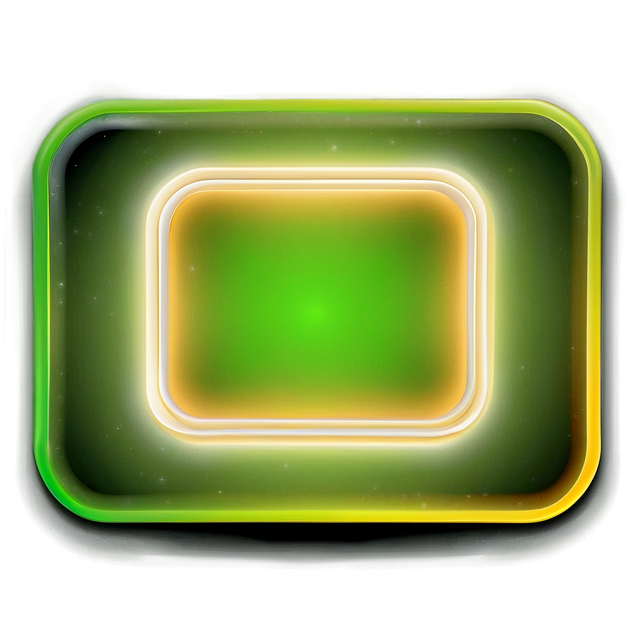 Neon Rectangle Icon Png Tpn