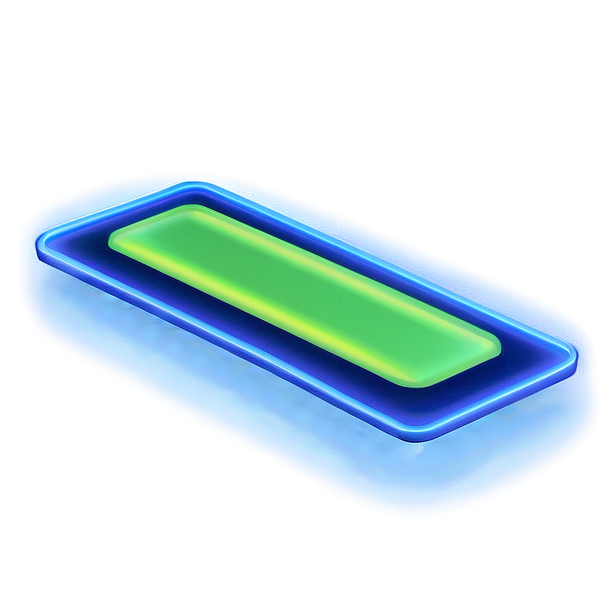 Neon Rectangle Light Png Lfn96