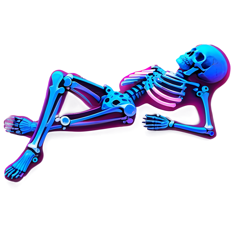 Neon Skeleton Png Rxb29