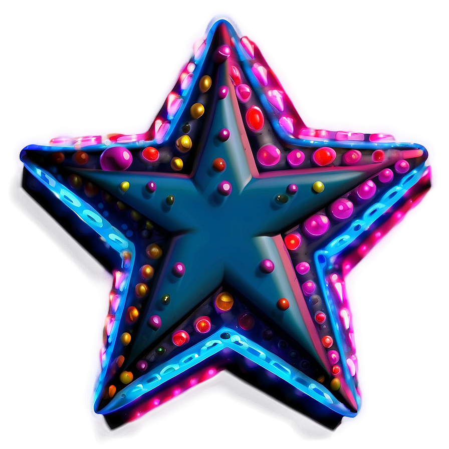 Neon Star Clipart Png Wql15