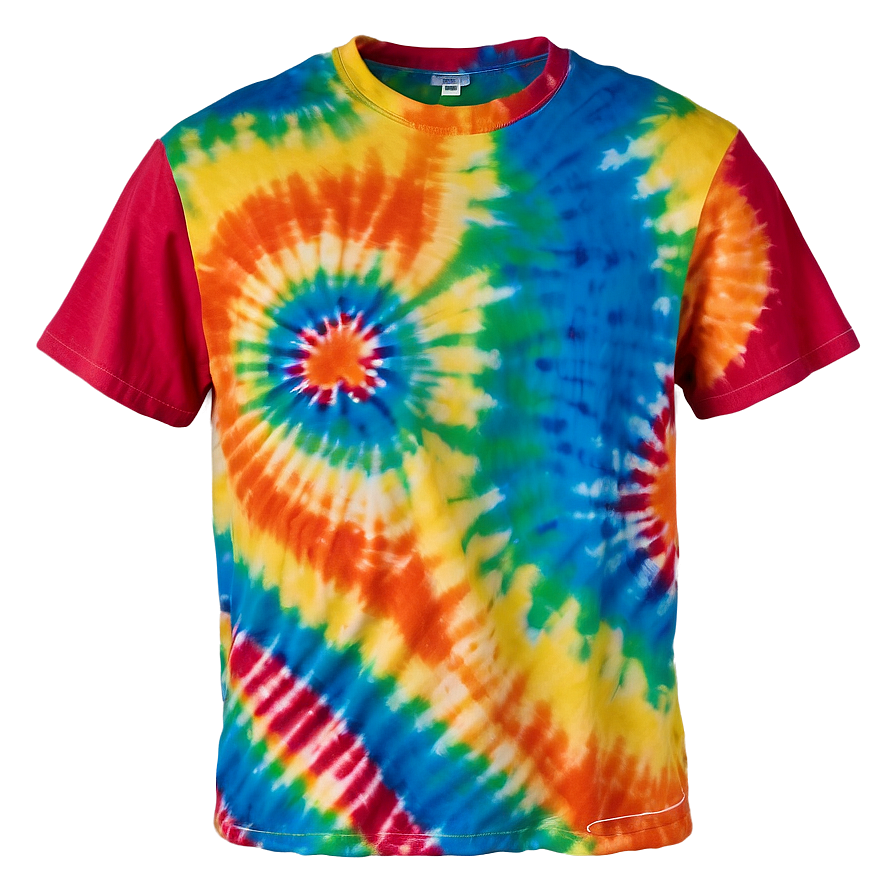 Neon Tie Dye T-shirt Png Ike43