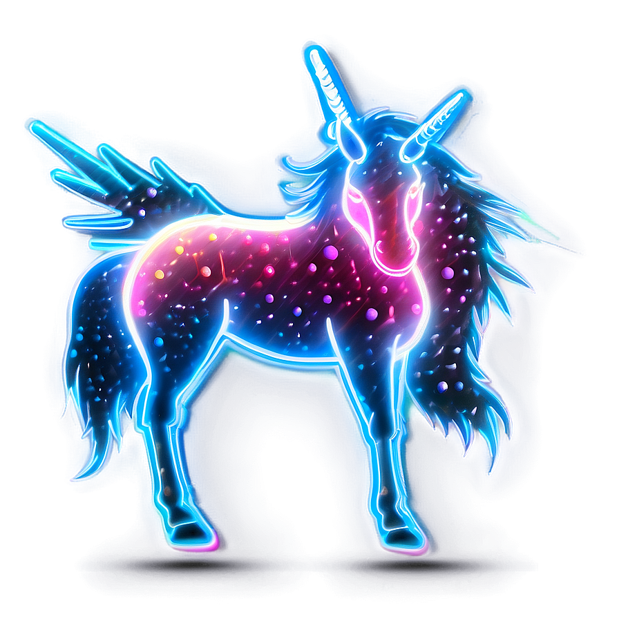 Neon Unicorn Png Lan43