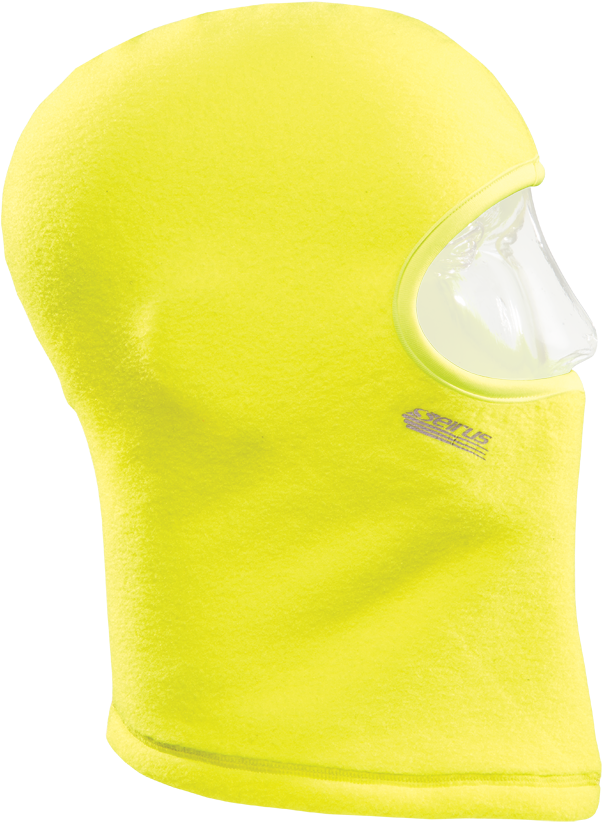 Neon Yellow Balaclava Fleece Material