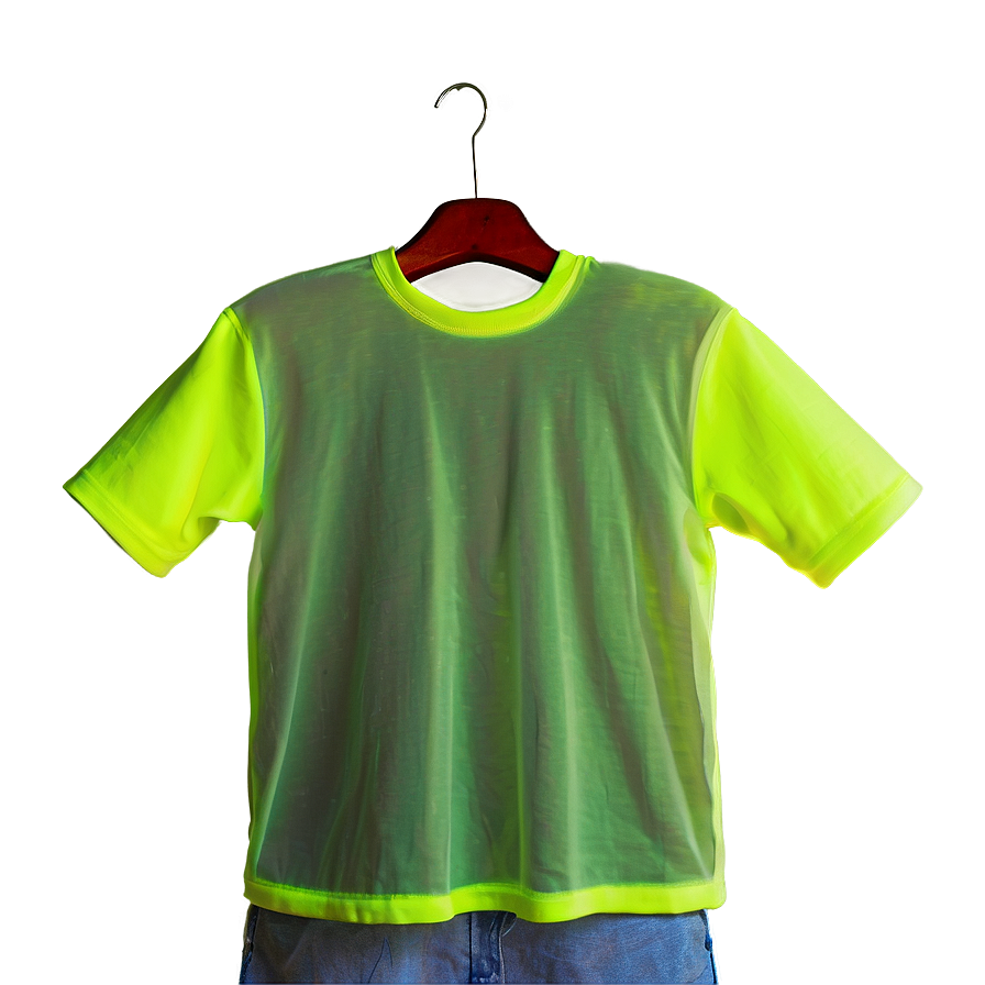 Neon Yellow Blank Shirt Png Orn