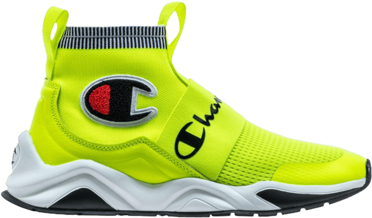 Neon Yellow High Top Sneaker