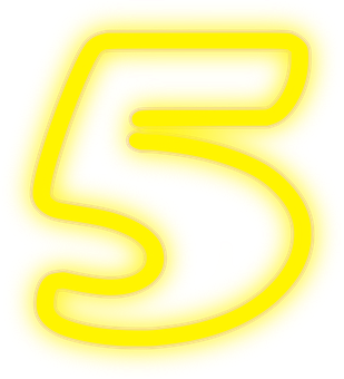 Neon Yellow Letter S