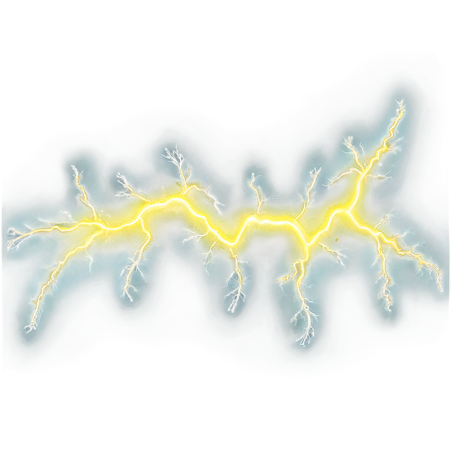 Neon Yellow Lightning Png 06132024