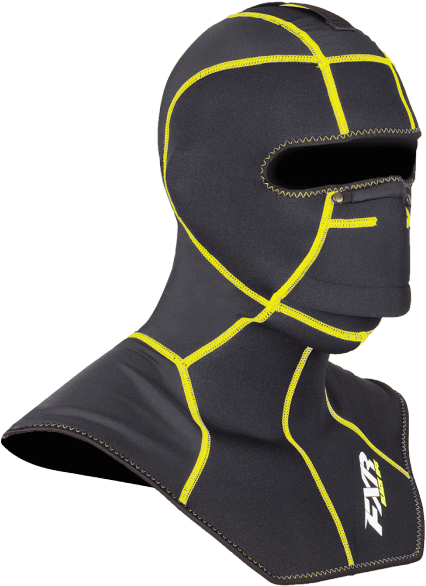 Neoprene Balaclava Yellow Trim