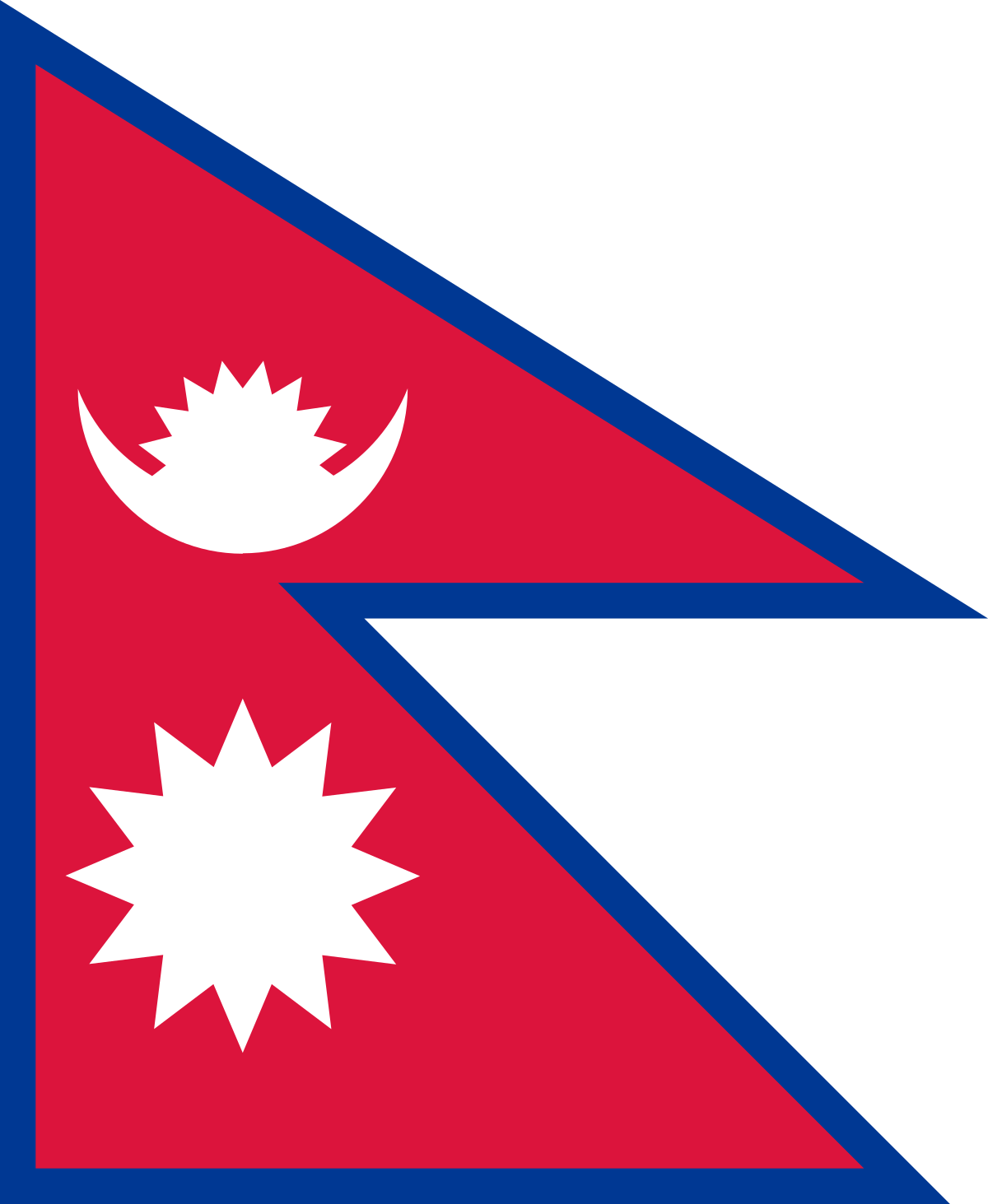 Nepal Flag Graphic