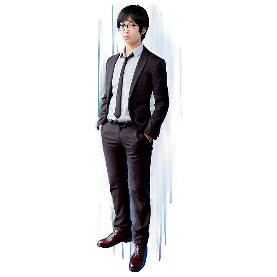 Nerd Anime Character Png 62