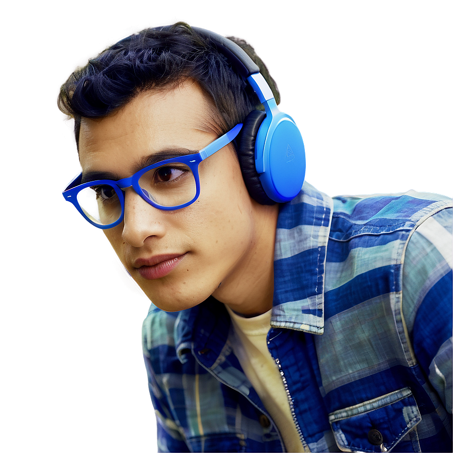 Nerd Music Headphones Png 05232024