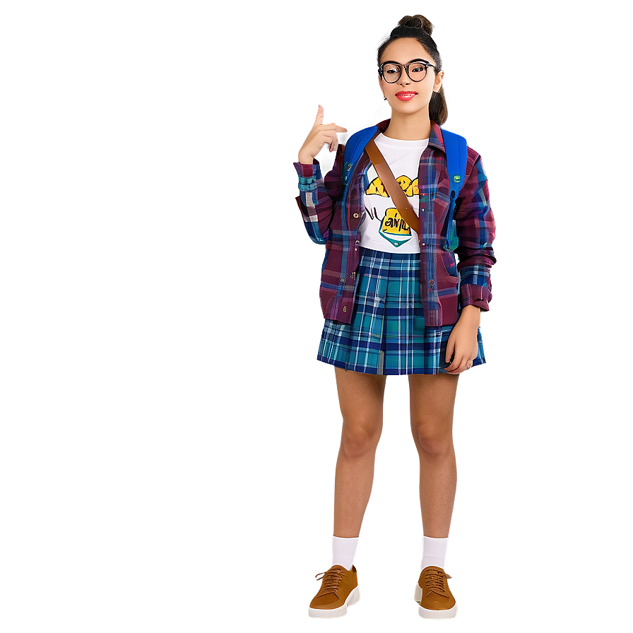 Nerd Outfit Fashion Png Kgq