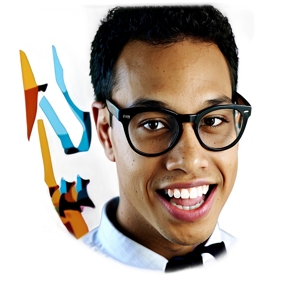 Nerd With Braces Png Ven33