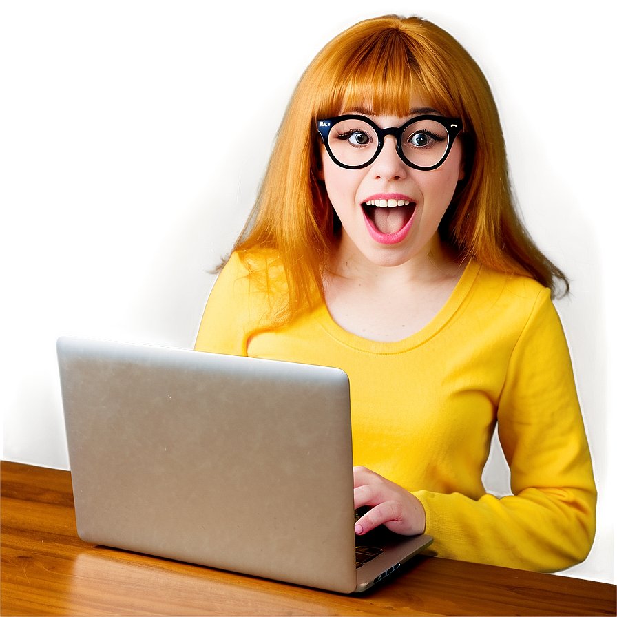 Nerd With Laptop Png Pef94