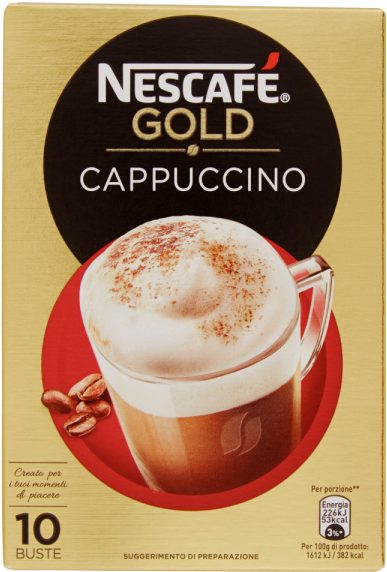 Nescafe Gold Cappuccino Packaging