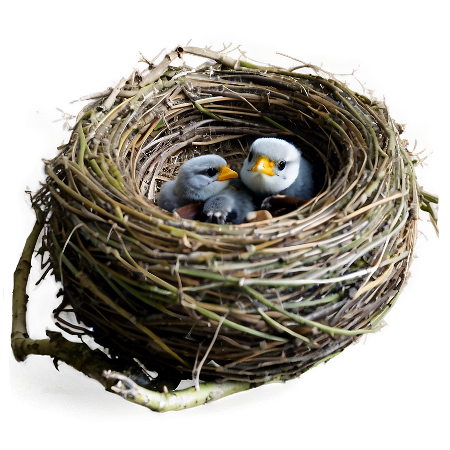 Nest With Baby Birds Png 05252024