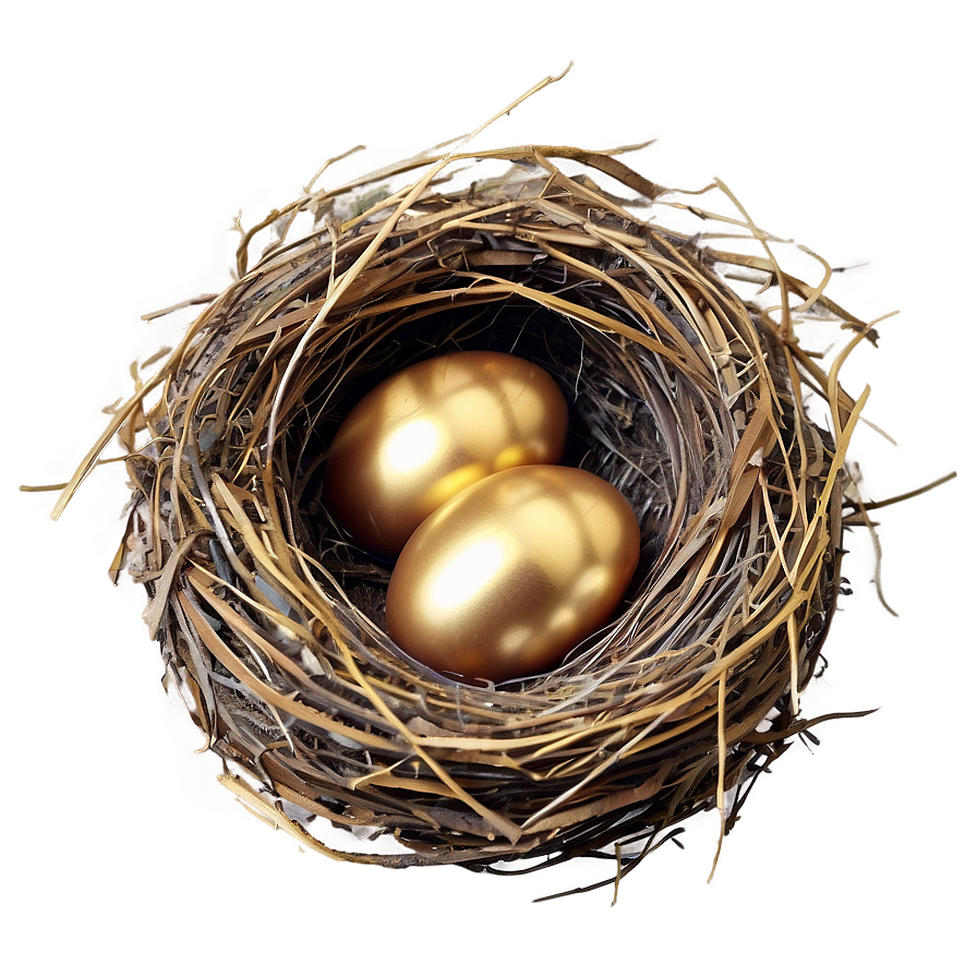 Nest With Golden Eggs Png Bal10