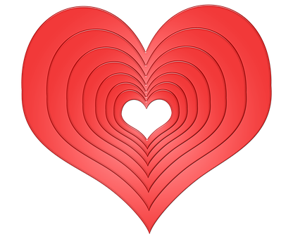 Nested Heart Design