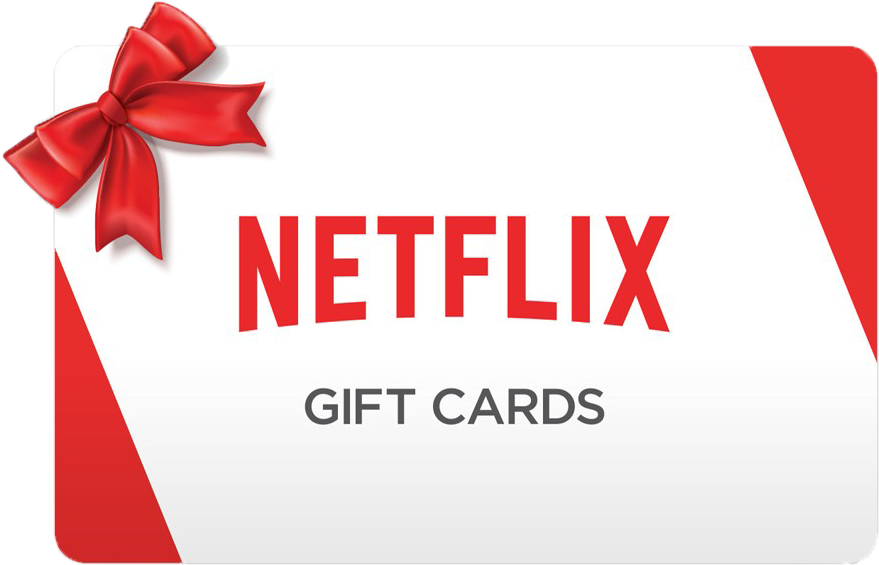 Netflix Gift Cardwith Red Ribbon