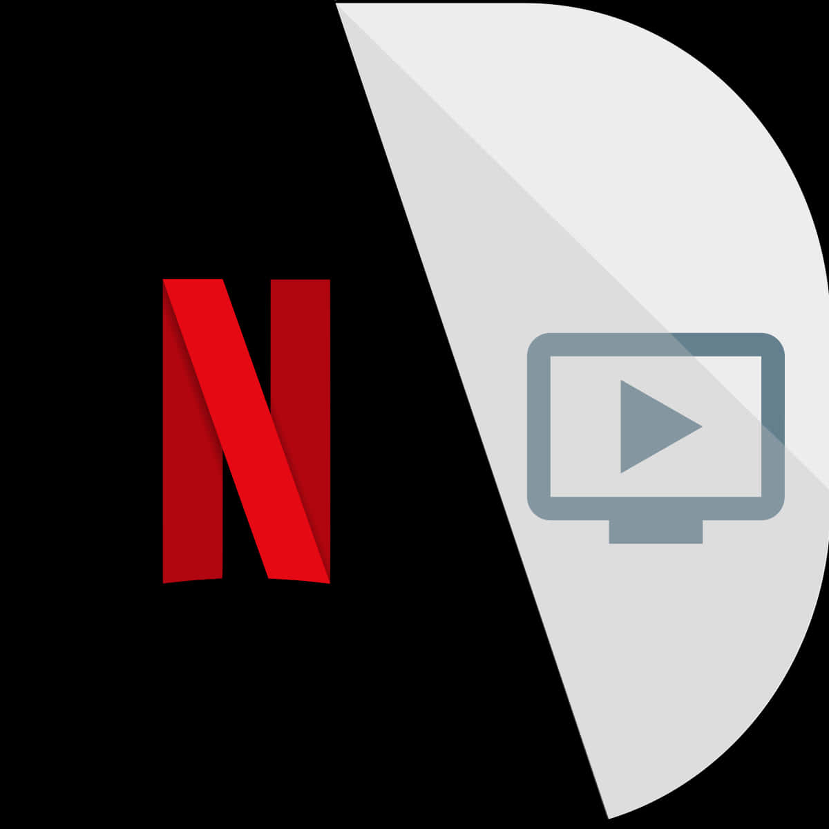 Netflix Iconwith Play Button