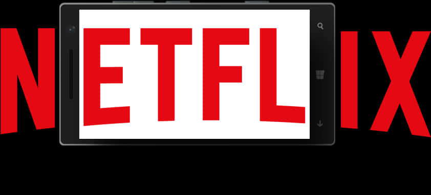 Netflix Logo Displayon Tablet