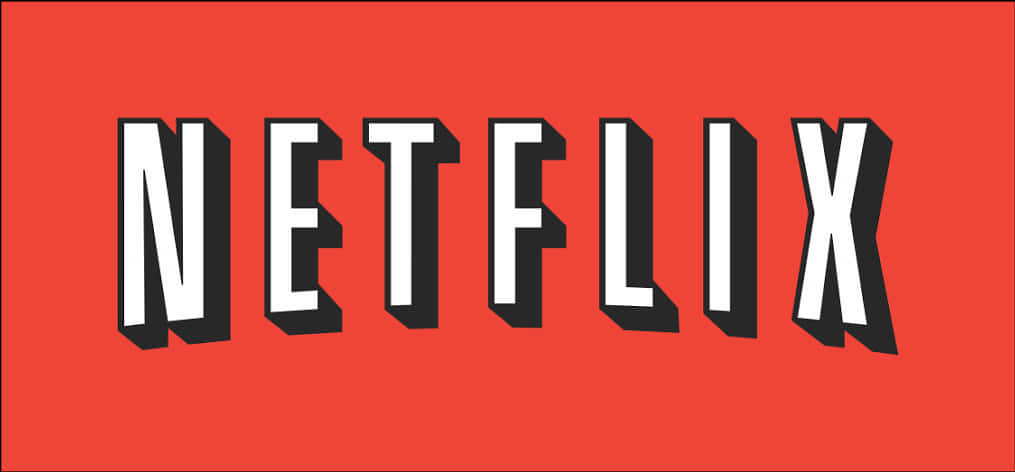 Netflix Logo Red Background