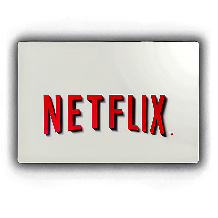 Netflix Logo With Shadow Png 05252024