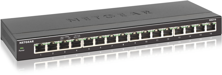 Netgear16 Port Gigabit Ethernet Switch G S316