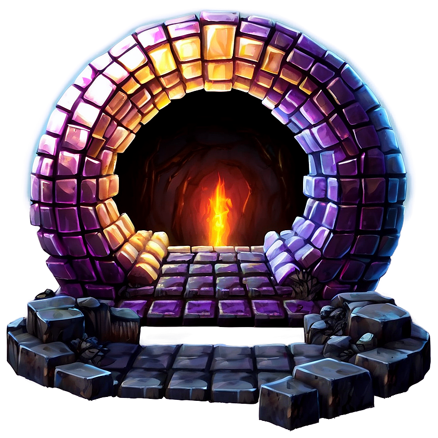 Nether Portal At Night Png 3