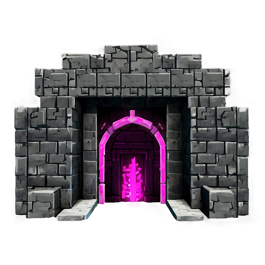 Nether Portal Beside Fortress Png 06212024