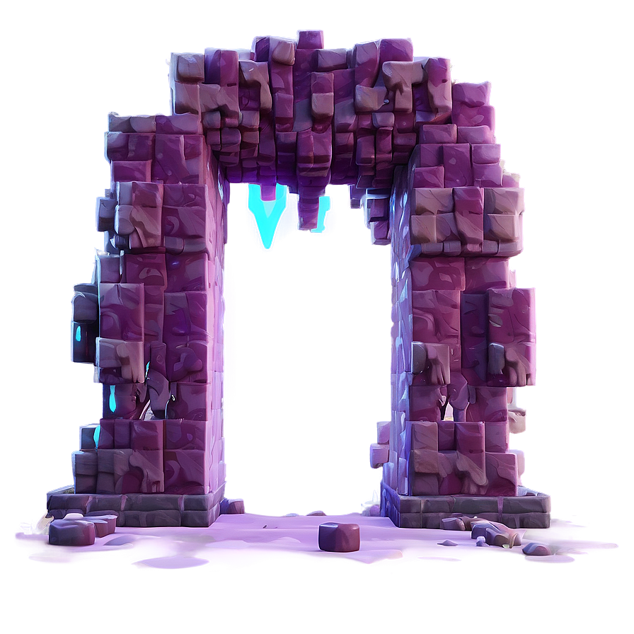 Nether Portal In A Cave Png Cqv56