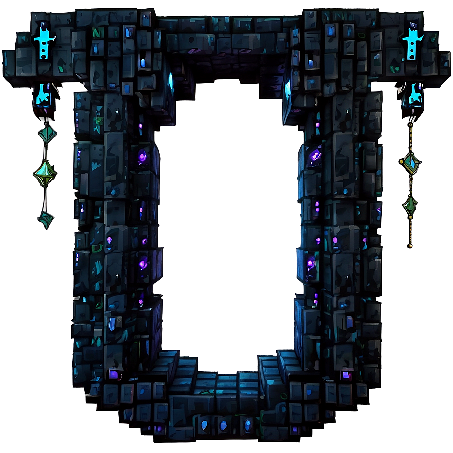 Nether Portal With Mobs Png Lyq