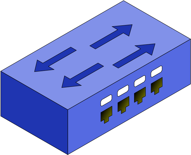 Network Switch Illustration