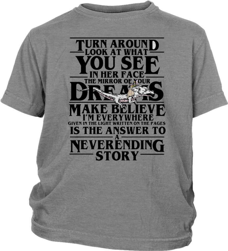 Neverending Story Lyrics T Shirt Design