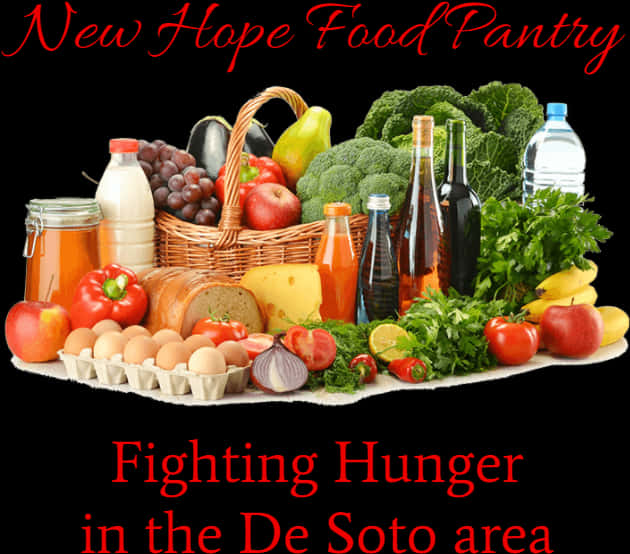 New Hope Food Pantry Grocery Selection