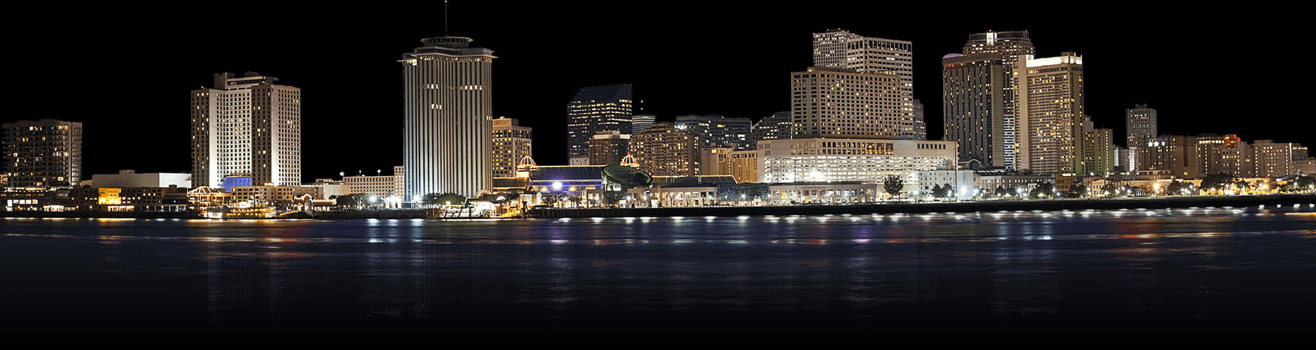 New Orleans Skylineat Night