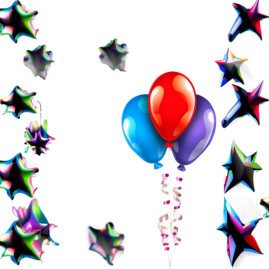 New Year Balloons Decoration Png Iwn