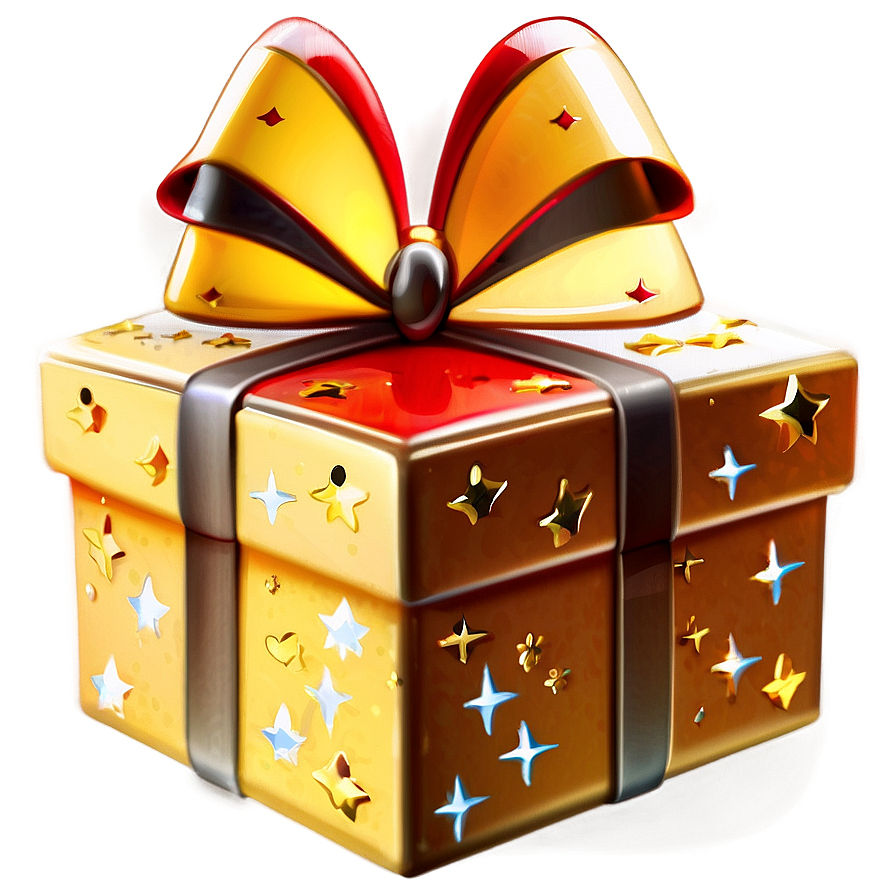 New Year Gift Box Png 05252024