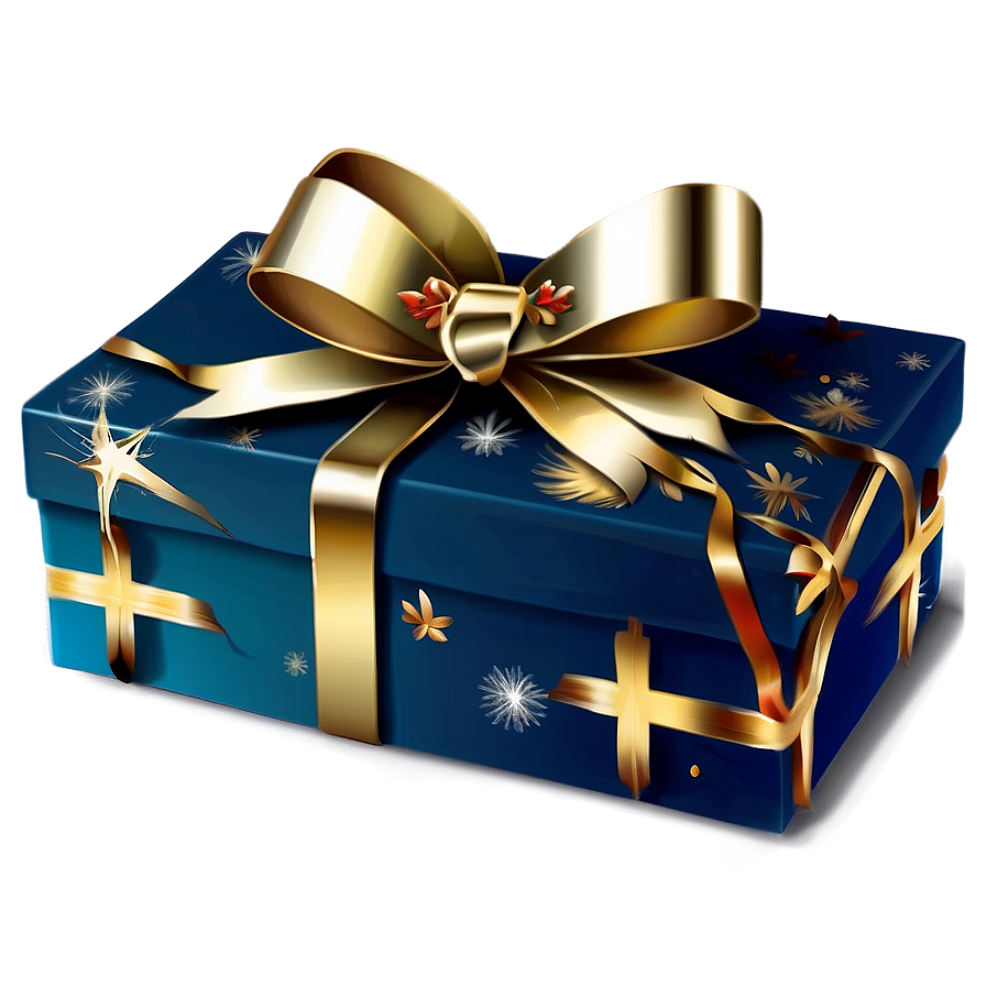 New Year Gift Box Png 7