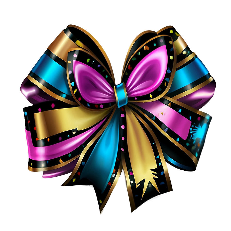 New Year's Eve Gift Bow Png Jom37