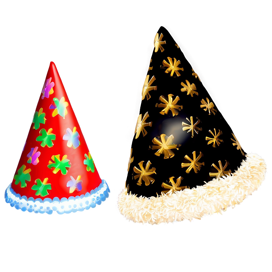 New Year's Party Hats Png 32