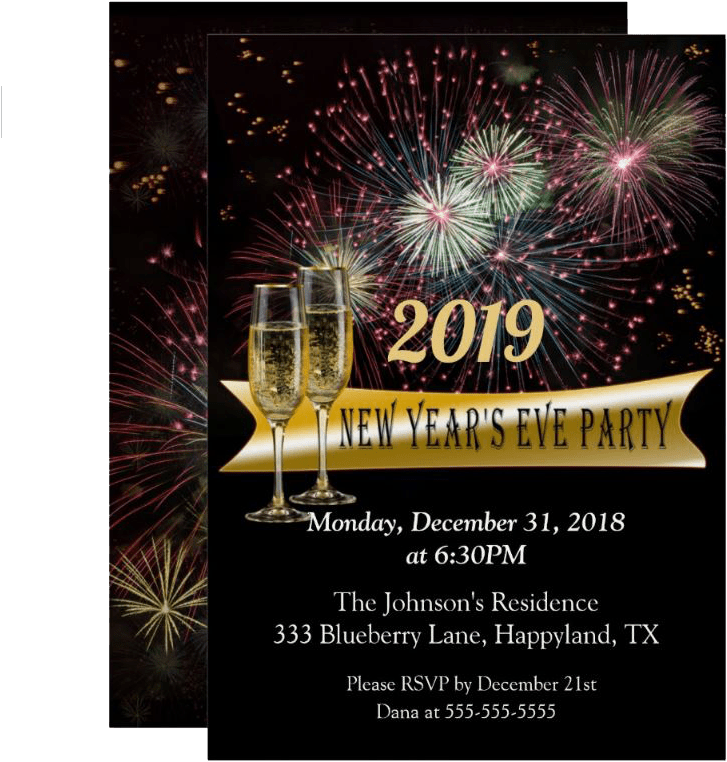 New Years Eve Party Invitation2019