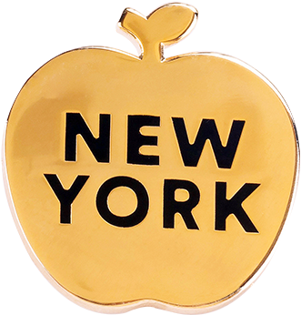 New York Apple Pin