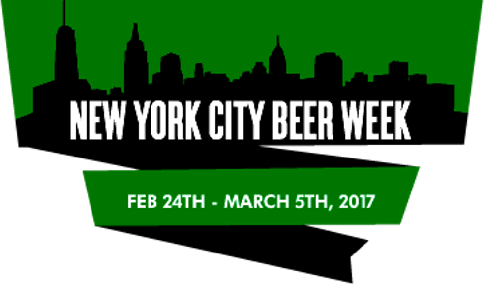 New York City Beer Week Silhouette Banner