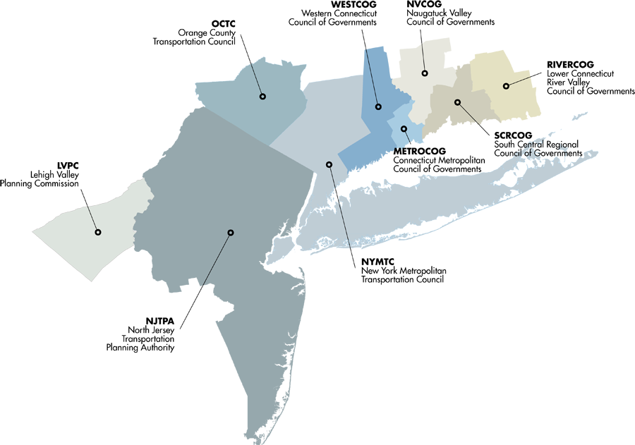 New York Metropolitan Transportation Council Map