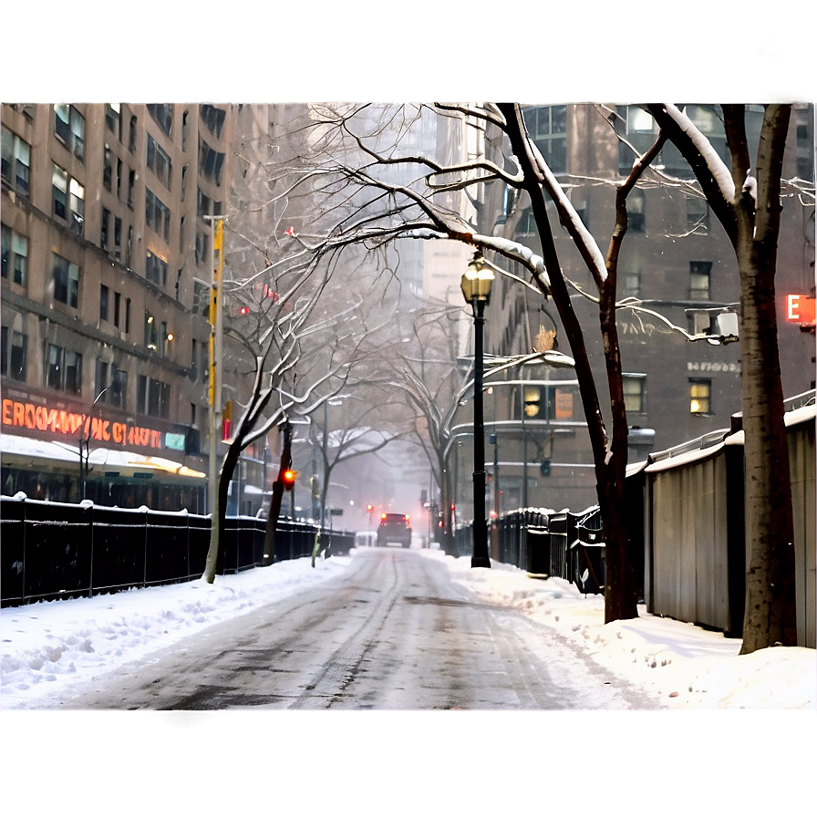 New York Snow Scene Png 05212024